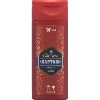 Old Spice shower gel 2in1 Captain travel size 50ml Fl