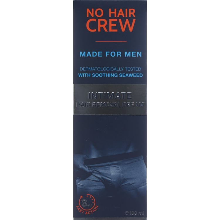 NO HAIR CREW depilatory cream for intimate areas for men Tb 100 ml