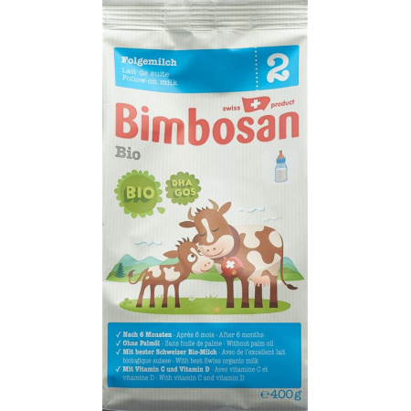 BIMBOSAN Bio 2 Folgemilch - Organic Swiss Follow-On Milk