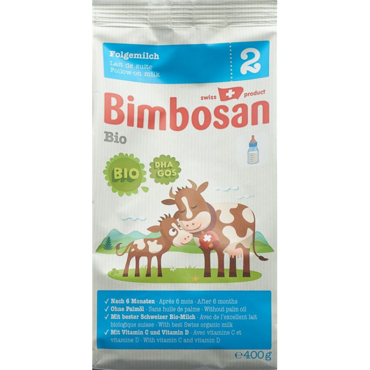 BIMBOSAN Bio 2 Folgemilch to'ldirish