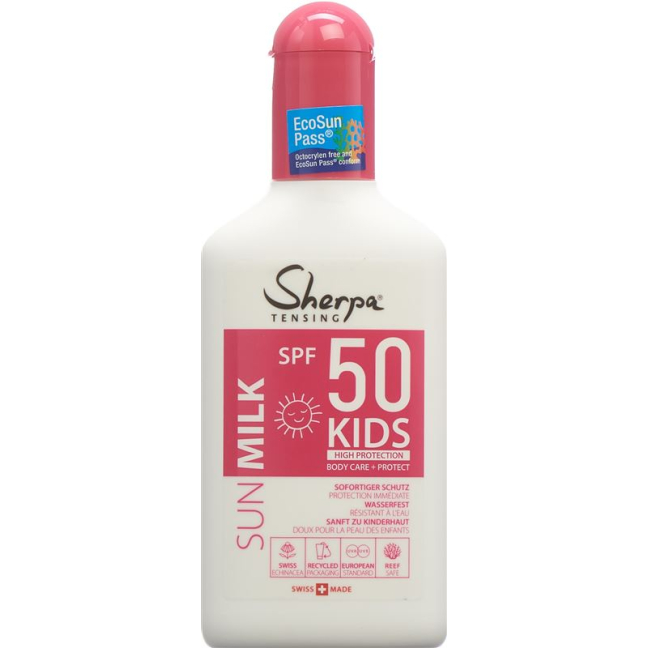 SHERPA TENSING lait solaire SPF 50 Kids 175 ml