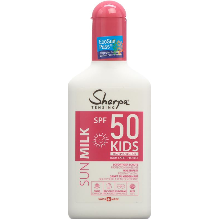 SHERPA TENSING mléko na opalování SPF 50 Kids 175 ml