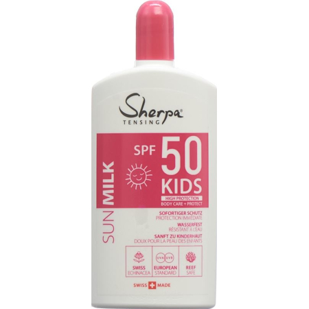SHERPA TENSING saulės pienelis SPF50 Mini Kids 50 ml