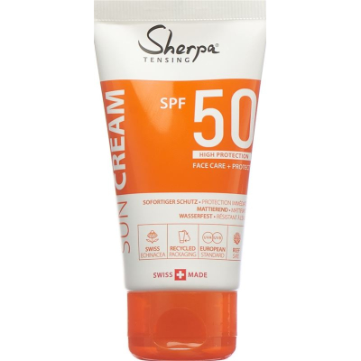 ក្រែមការពារកំដៅថ្ងៃ sherpa tensing spf 50 50 មីលីលីត្រ