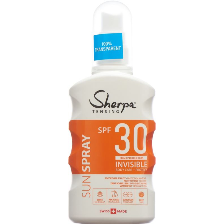 SHERPA TENSING Sonnenspray SPF30 Görünmez