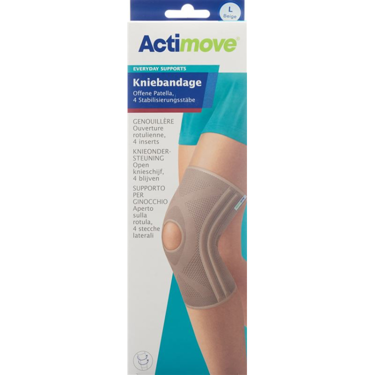 Actimove Everyday Support Kniebandage L offene Patella