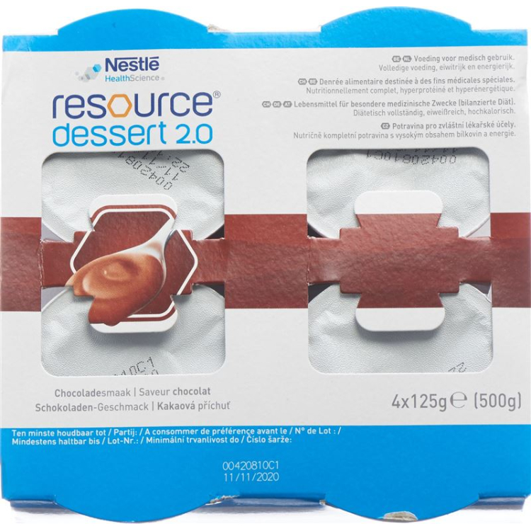 Resource Dessert 2.0 Schokolade 24 Cup 125 g