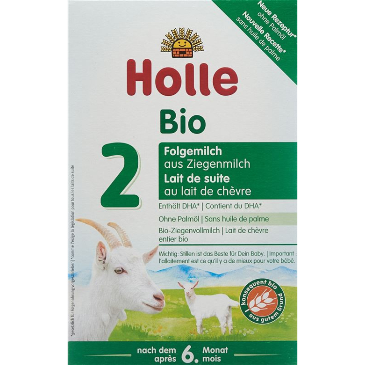 HOLLE Bio-Folgemilch 2 və ya Ziegenmilch