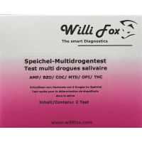 Willi Fox drug test multi 6 party drugs saliva 2 pcs