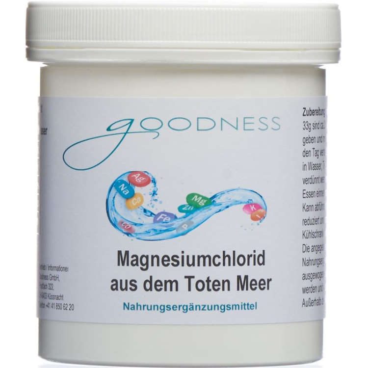 Goodness magnesium chloride from the Dead Sea Ds 500 g