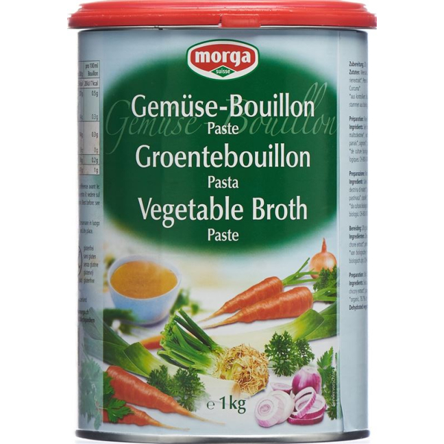 Morga Gemüse Bouillon Paste Ds 200 گرم