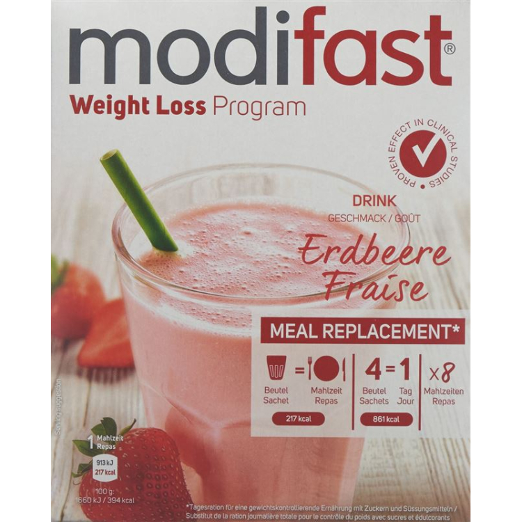 MODIFAST პროგრამა Drink Strawberry