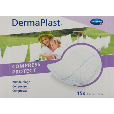 Dermaplast បង្ហាប់ការពារ 7.5x10cm