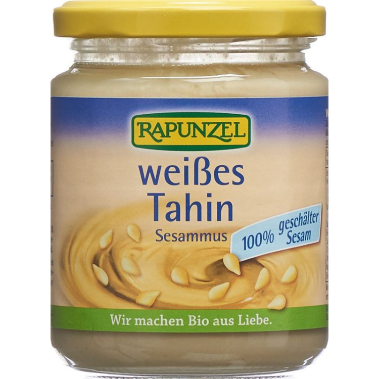 Rapunzel Tahin branco sem sal frasco 250 g