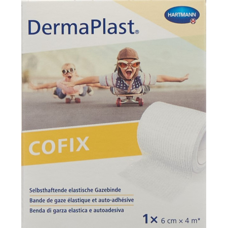 DermaPlast CoFix 6cmx4m ワイス