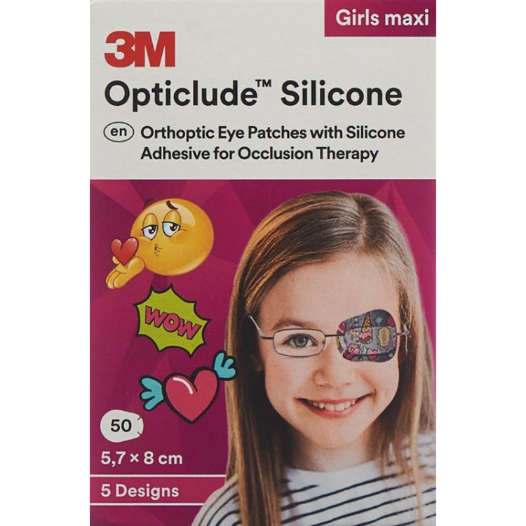 3M OPTICLUDE Sil Augenv 5,7x8 sm Maxi Gi (n)