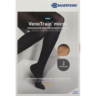 VenoTrain MICRO A-T KKL2 XL normal / long open toe cream 1 pair