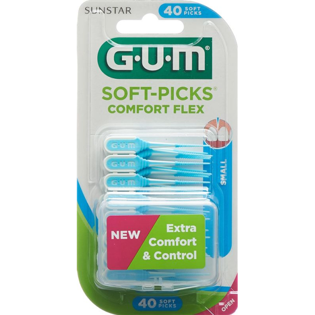 GUM SUNSTAR Soft Picks Comfort Flex small 40 pcs