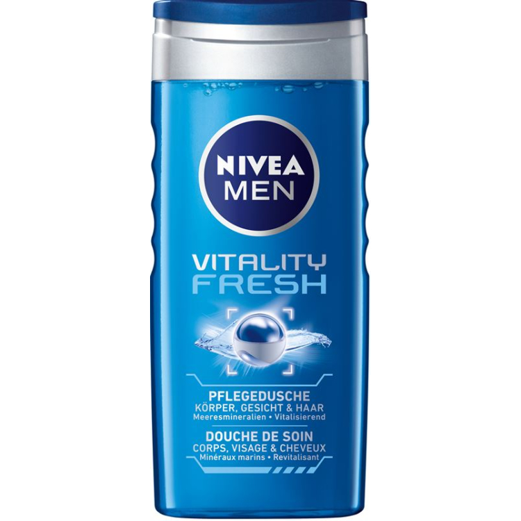 Nivea Men Care Shower Vitality Fresh 250 ml