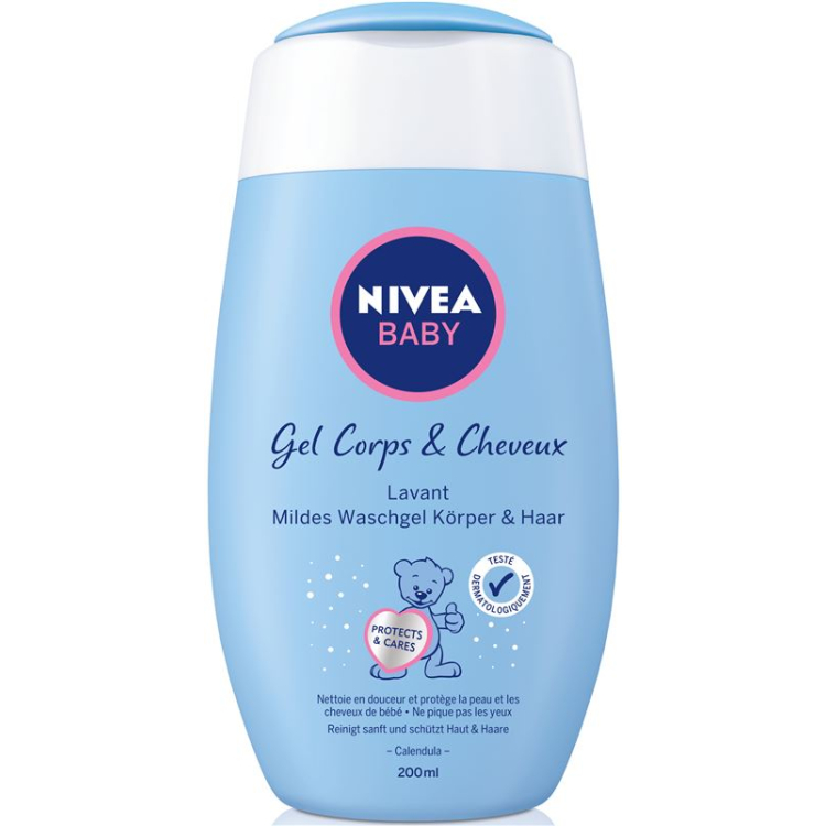 Nivea Baby Mild Body & Hair Wash gel 200 ml