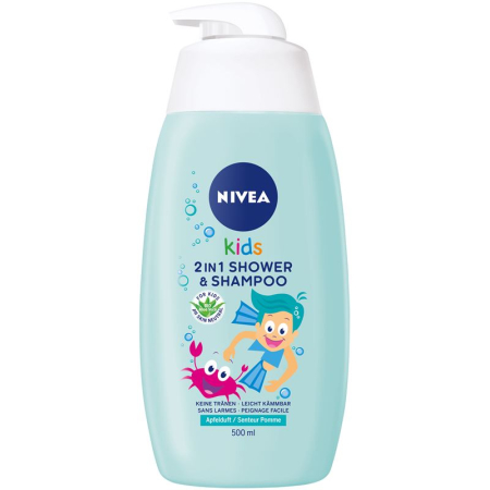 Nivea Kids 2 in 1 Shower & Shampoo Boy 500 ml
