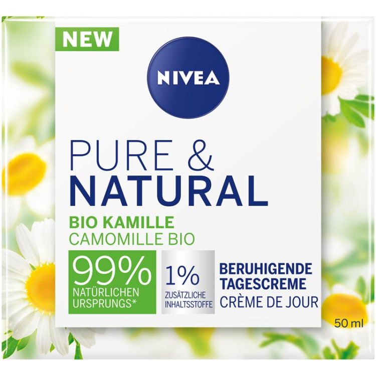 Nivea Pure & Natural Sensitive Day Cream Chamomile Bio 50 ml