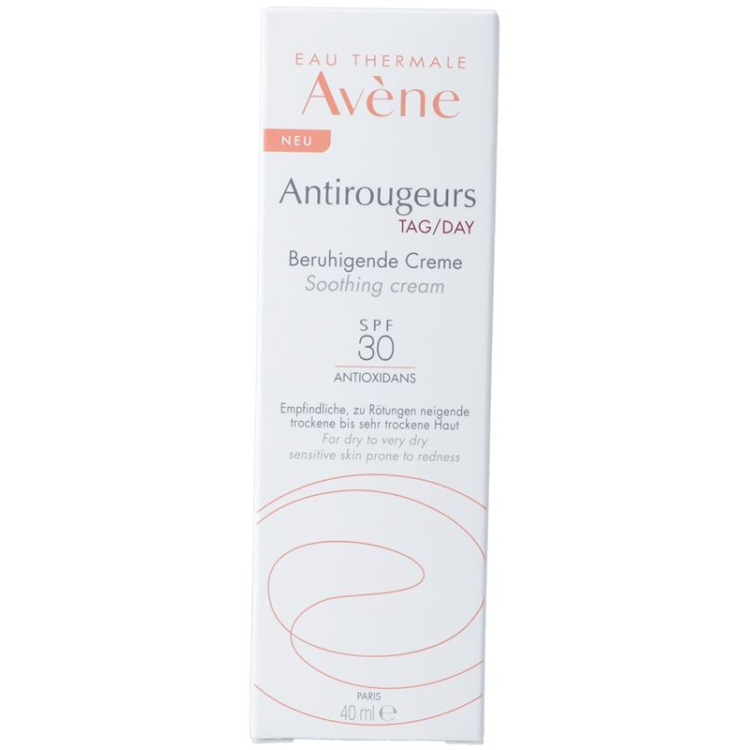 AVENE სიწითლის საწინააღმდეგო კრემი SPF30