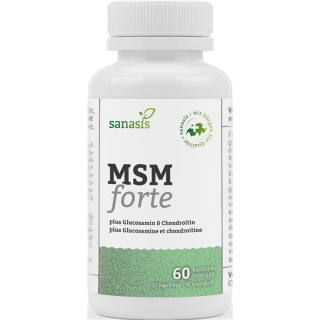 Sanasis msm 葡萄糖胺和软骨素 kaps ds 60 stk