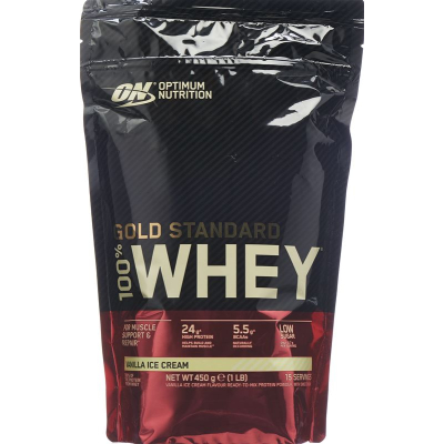 OPTIMALNO 100% Whey Gold Standard Vanilla Ice bag 450 g