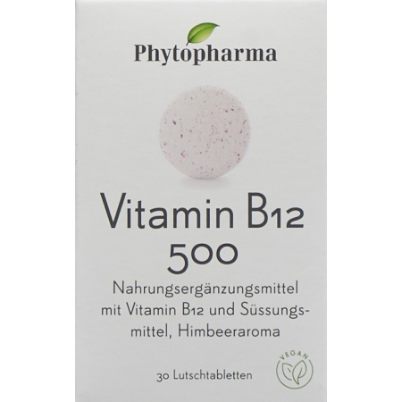 PHYTOPHARMA Vitamin B12 Lutschtabl 500 მკგ