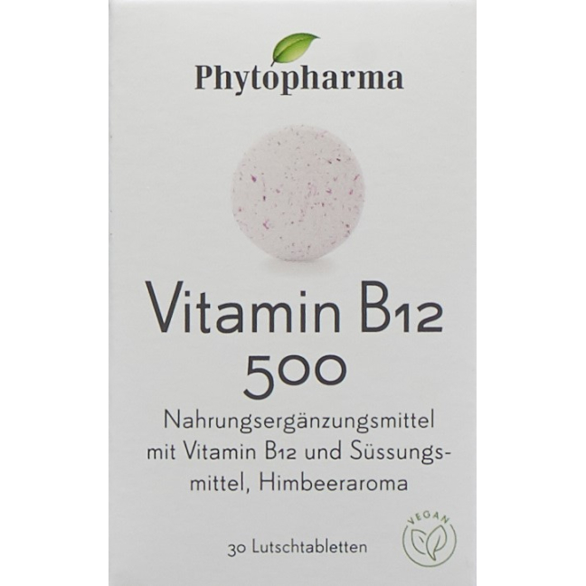 PHYTOPHARMA Vitamin B12 Lutschtabl 500 მკგ