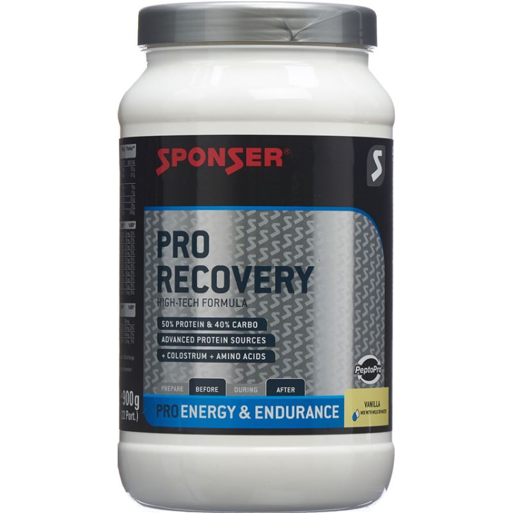 Sponsor Pro Recovery Drink 50/36 Vanilla Ds 900 גרם