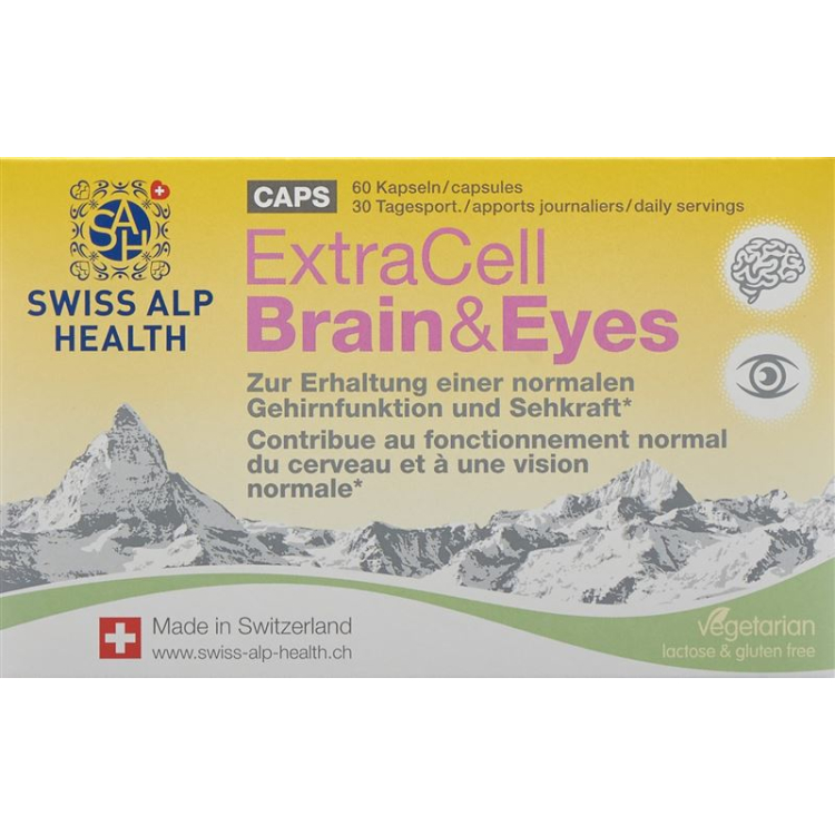 Extra Cell Brain and Eyes Kaps vegetarisch 60 Stk