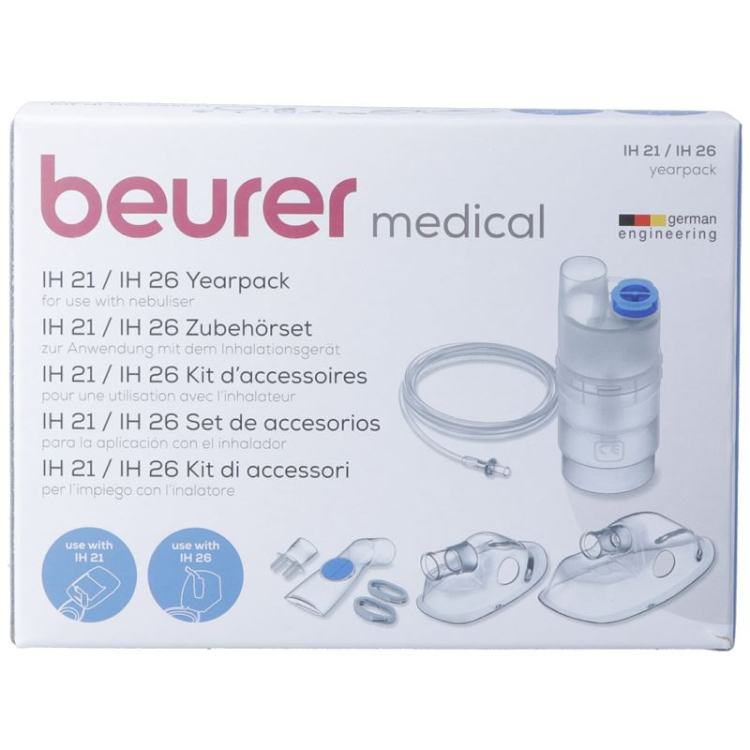 Beurer aftermarket accessories set to inhaler IH 21/26