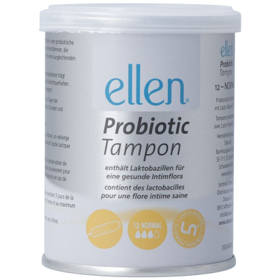 Ellen normal probiotisk tampon can 12 stk