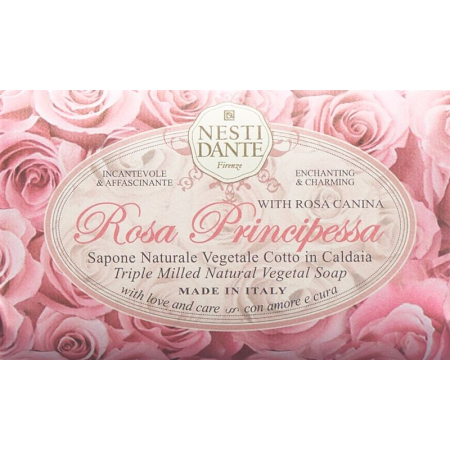 សាប៊ូ Nesti Dante Rose Principessa 150 ក្រាម។