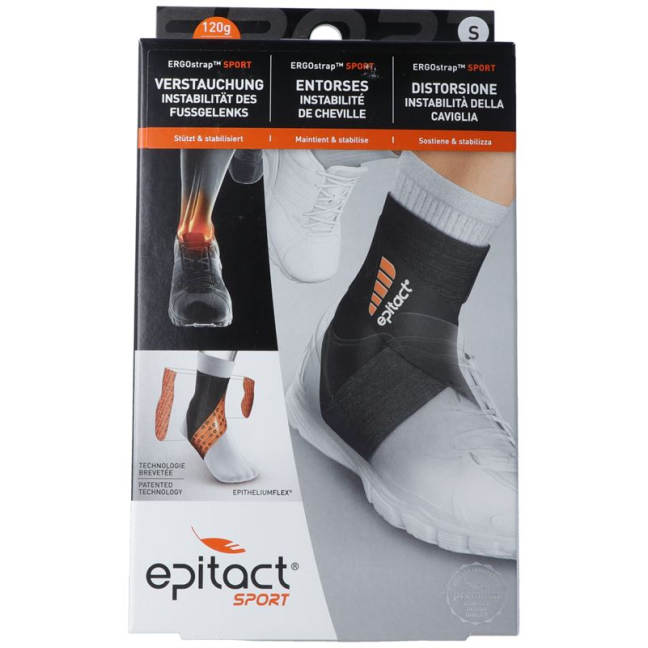 Epitact Sports ERGOstrap ankle bandage S 18.5-20cm