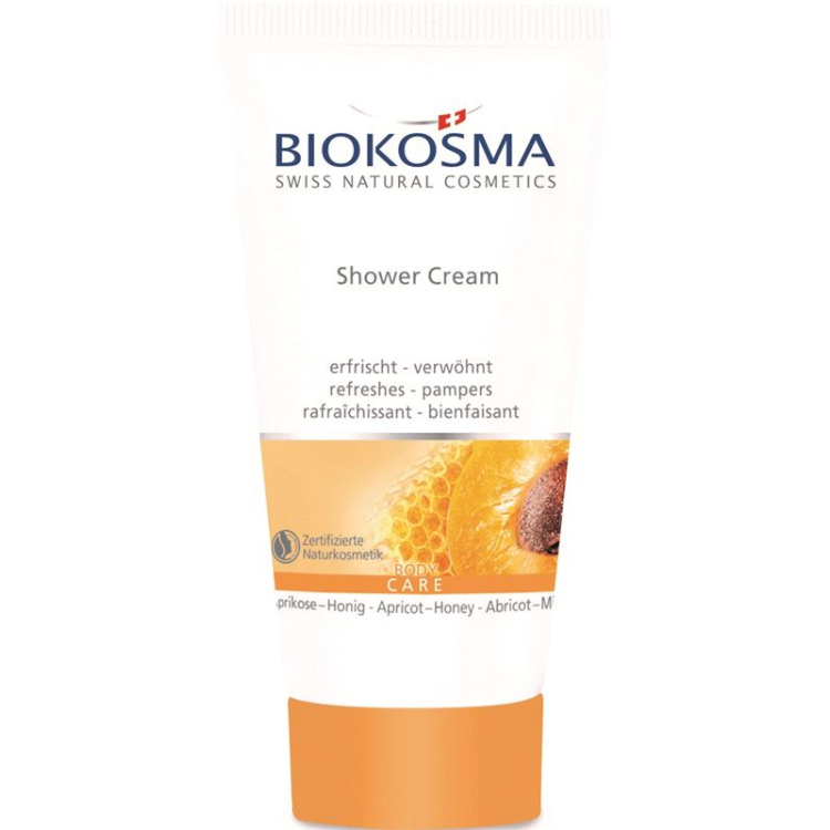 Biokosma Shower Cream Apricot Honey mini-size Tb 30 ml