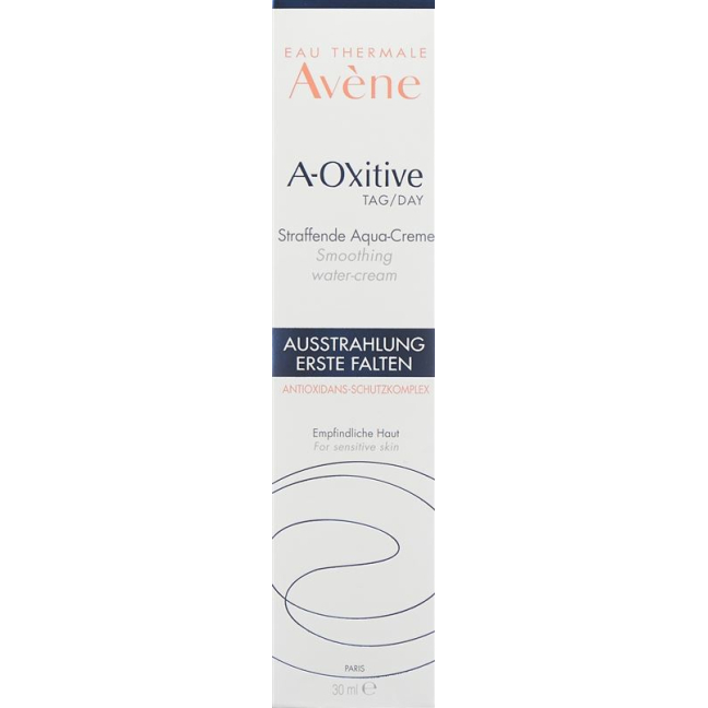 AVENE A-Oxitive Aqua-Creme 标签