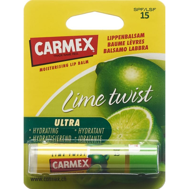 CARMEX Lippenbalsam Lime SPF 15 Stick 4,25 g