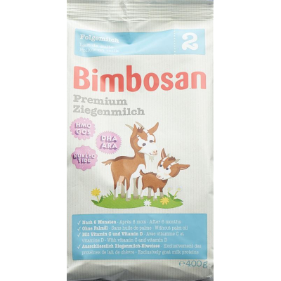 Bimbosan Premium Ziegenmilch 2 Folgemilch náhradná náplň bag 400 g