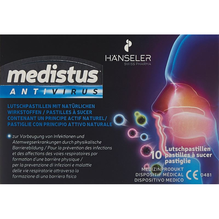 medistus Antivirus Pastillen Frucht 10 Stk