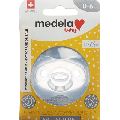 MEDELA Baby Nuggi Silikon Lembut 0-6 Blau