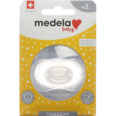 MEDELA Baby Nuggi New Born 0-2 läbipaistev