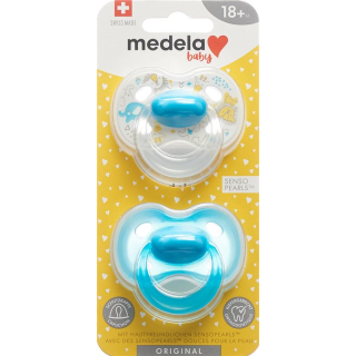 Medela Baby Nuggi Original 18+ Azul 2 Stk