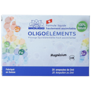 Bioligo Magnesium Lös 20 Amp 2 ml