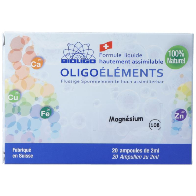 Bioligo Magnésium Lös 20 Amp 2 ml