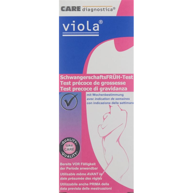 Viola Schwangerschaftstest - Reliable and Easy Pregnancy Test
