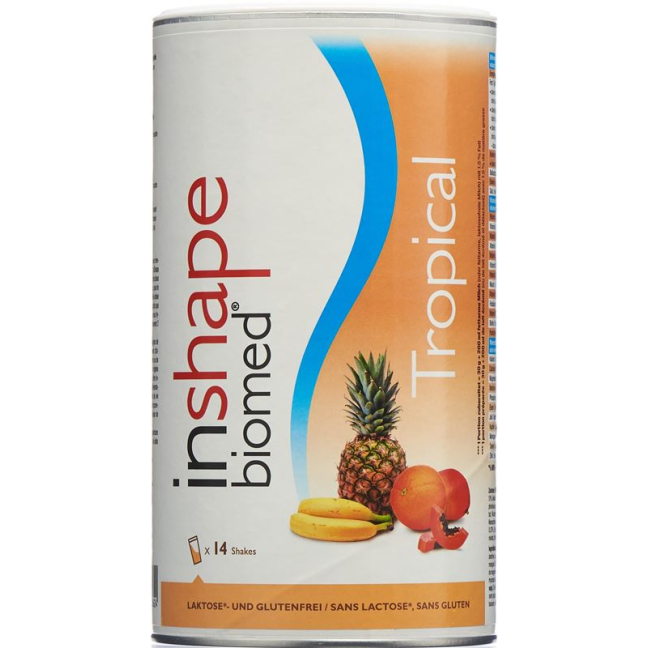 INSHAPE Biomed Plv Tropical - Meal Replacement for Weight Control