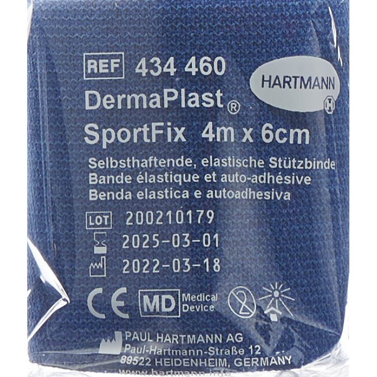 DermaPlast SportFix 6cmx4m plavi